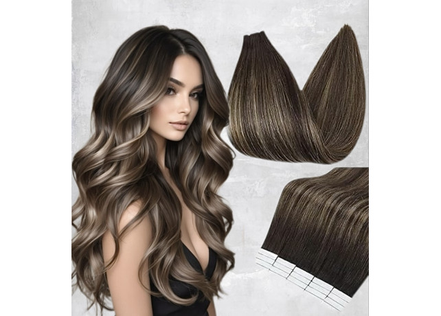 Extensii Tape In Balayage White Platinum B#2/8/2
